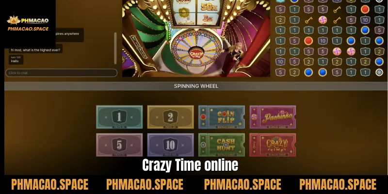 Crazy Time online