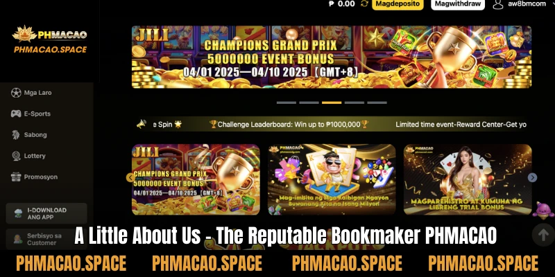 A Little About Us - The Reputable Bookmaker PHMACAO