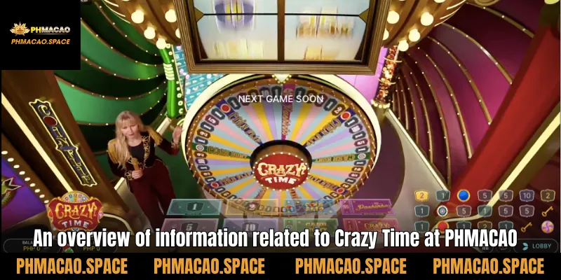 An overview of information related to Crazy Time at PHMACAO