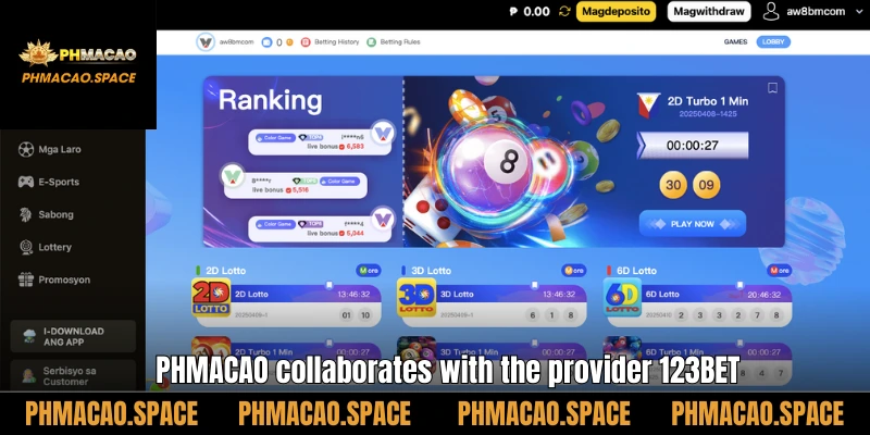 PHMACAO collaborates with the provider 123BET
