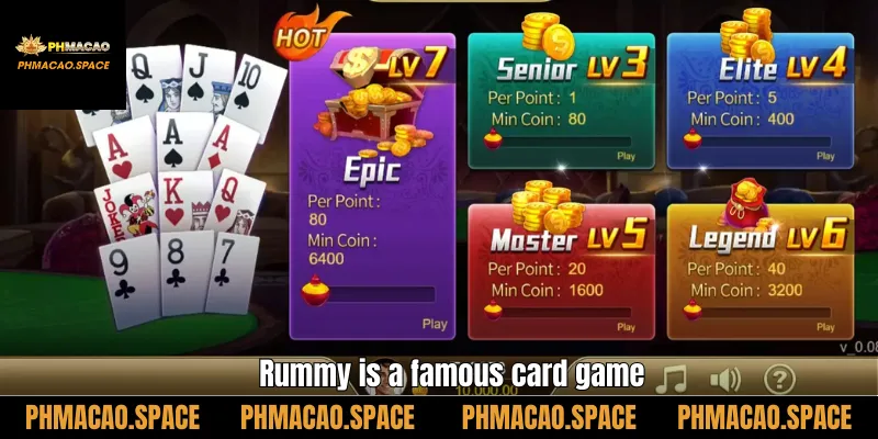 Rummy is a famous card game