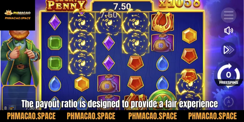 The payout ratio is designed to provide a fair experience